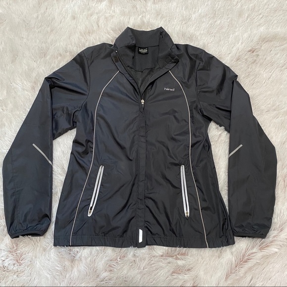 Hind Jackets & Coats Hind Gray Windbreaker Zip Up Workout Jacket